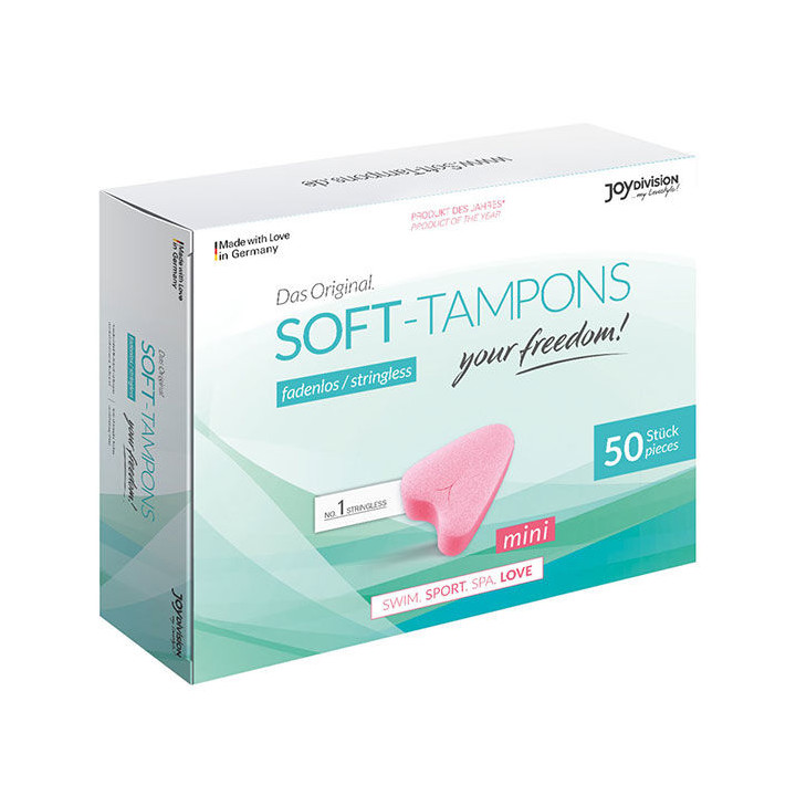 Joydivision Soft-Tampons - Tamponi Morbidi Originali Mini x 50 Unità