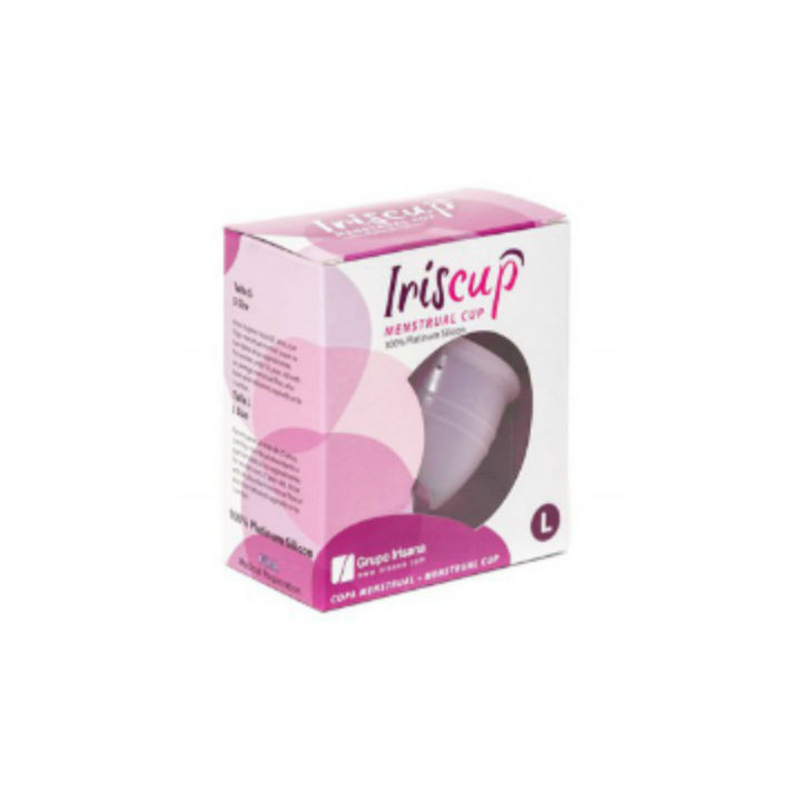 Iriscup - Large Pink Month Cup + Free Sterilizer Bag
