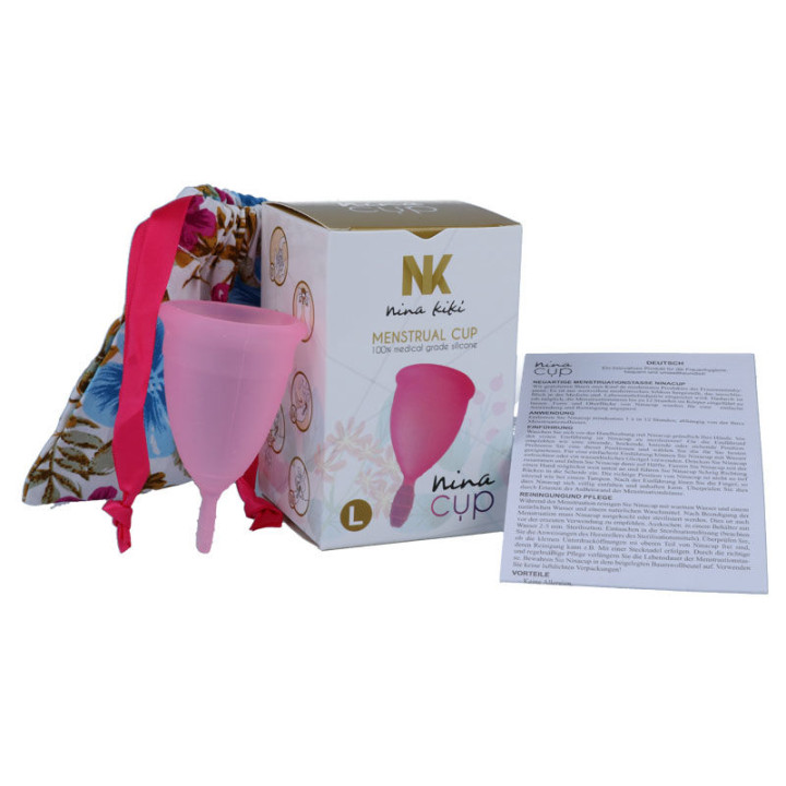 Nina Kikí - Coupe Menstruelle Rose - Taille l