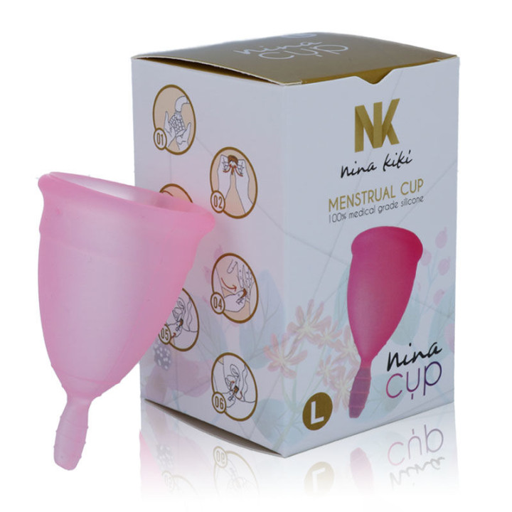 Nina Kikí - Coupe Menstruelle Rose - Taille l
