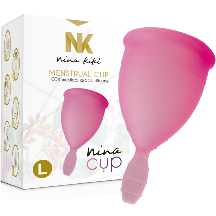 Nina Kikí - Menstrual Cup Pink - Size l