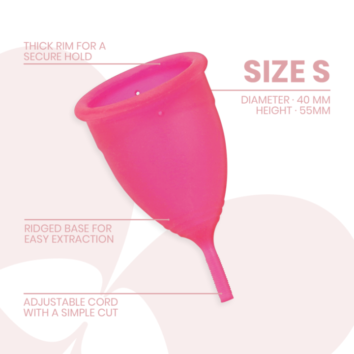Intimichic - Coupe Menstruelle en Silicone Médicale - Taille s
