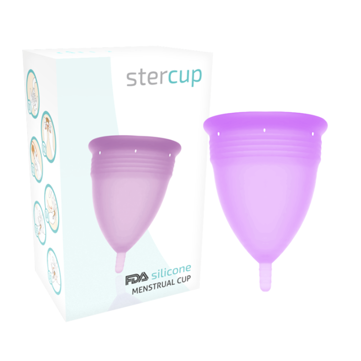 Stercup - Fda Silicone Menstrual Cup Violet - Size l