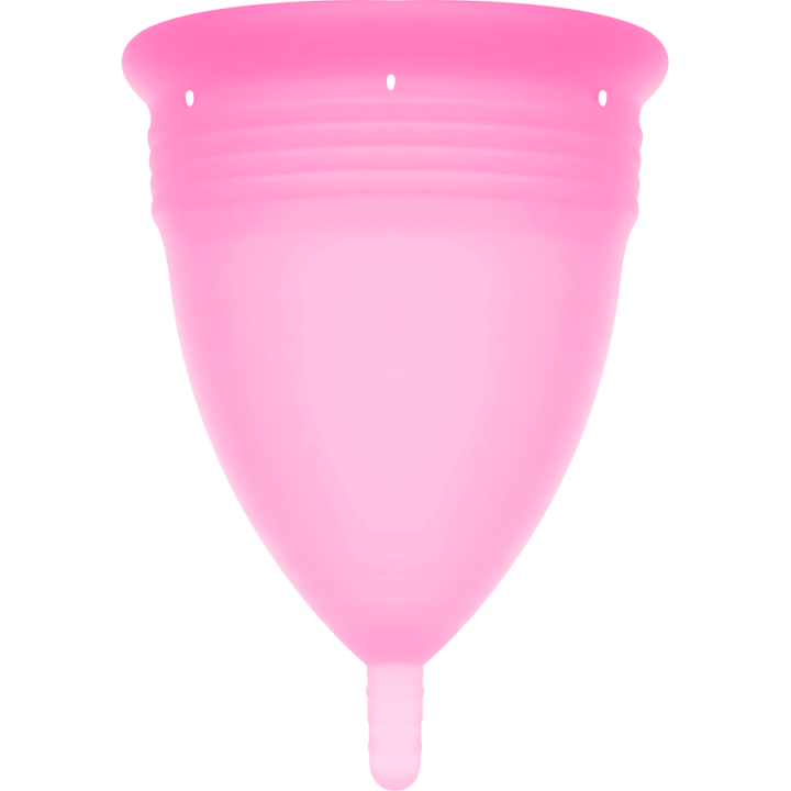 Stercup - Copo Menstrual de Silicone Fda Rosa - Tamanho s