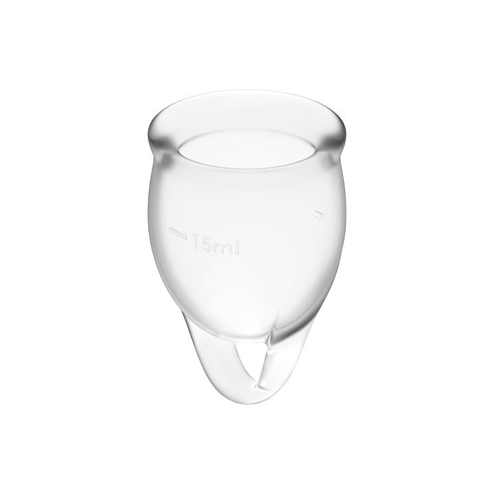 Satisfyer - Feel Confident Menstrual Cup Clear 15 + 20 ml