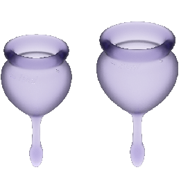 Satisfyer - Coppa Mestruale Feel Good Viola 15 + 20 ml