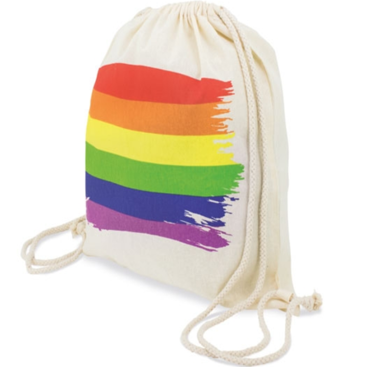 Pride - Zaino Con Bandiera Lgbt in Cotone