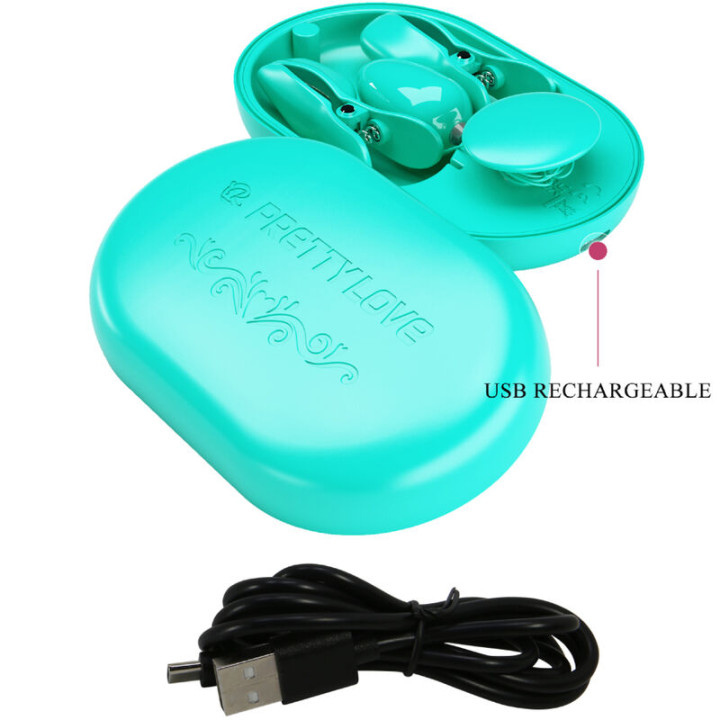 Pretty Love - Boite Surprise Pince a Electro Stimulation Bleue