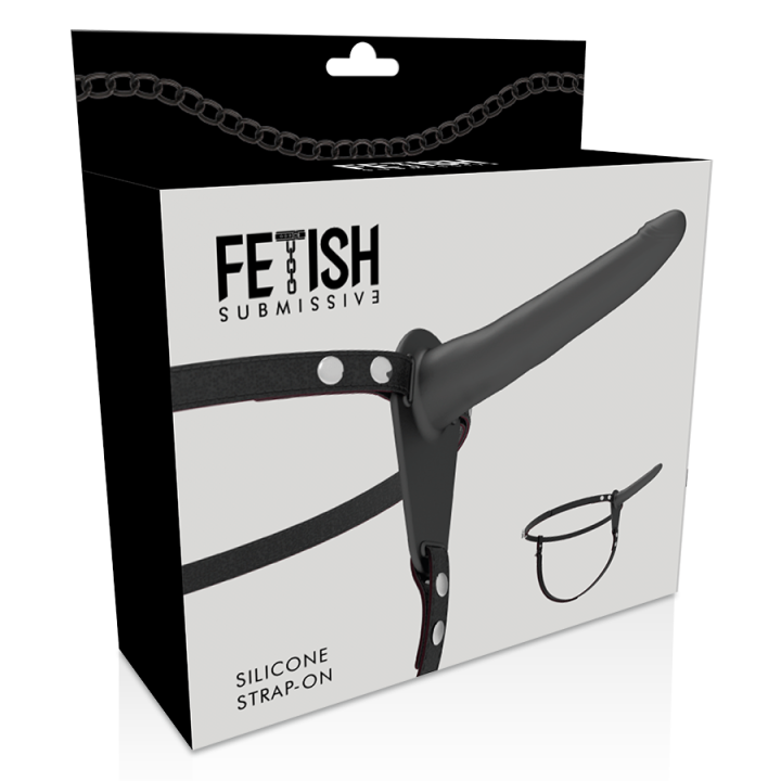 Fetish Submissive Harness - Silicone Nero 15 cm