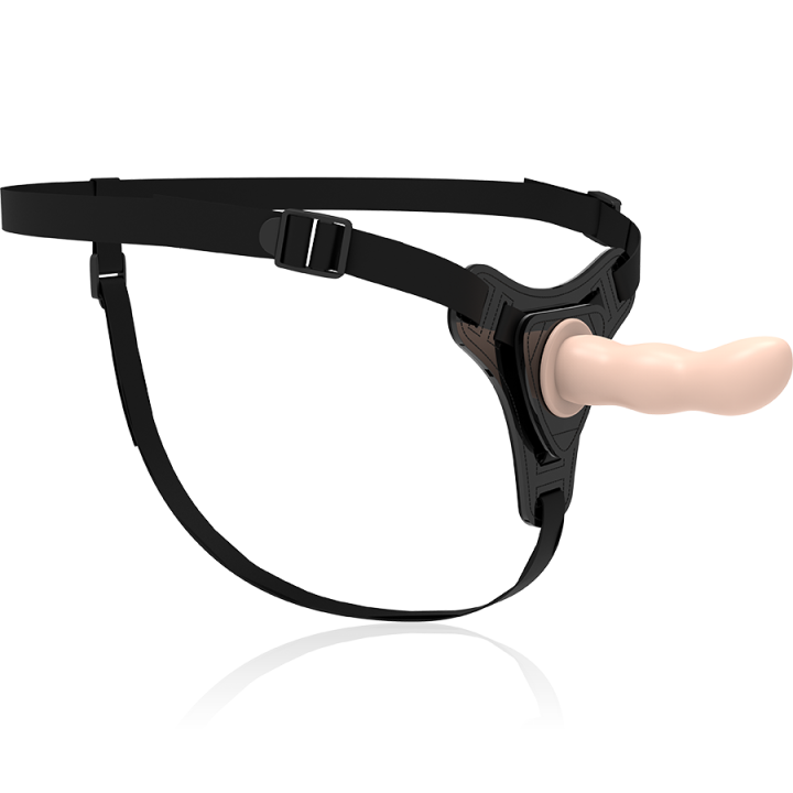 Fetish Submissive Harness - Silicone Carne Ponto g 12,5 cm