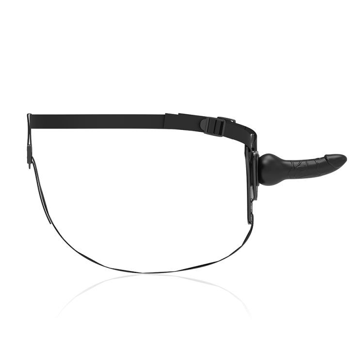 Fetish Submissive Harness - Silicone Nero Realistico 16 cm