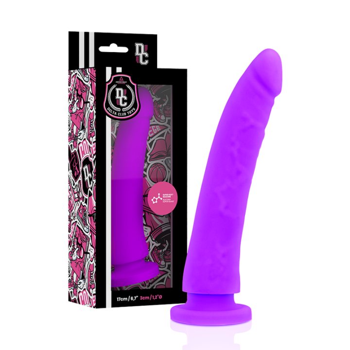 Delta Club - Toys Imbracatura + Dong Silicone Viola 17 cm -o- 3 cm