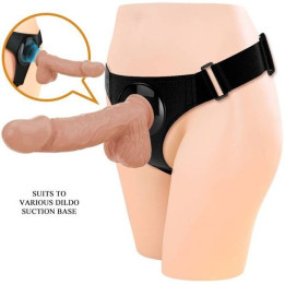 Pretty Love - Harness Briefs Universal Harness With Dildo Jerry 21.8 cm Natural