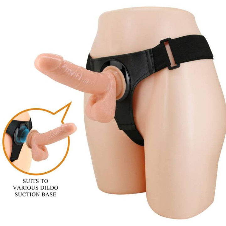 Pretty Love - Arnês Cuecas Arnês Universal Com Dildo Tom 20 cm Natural