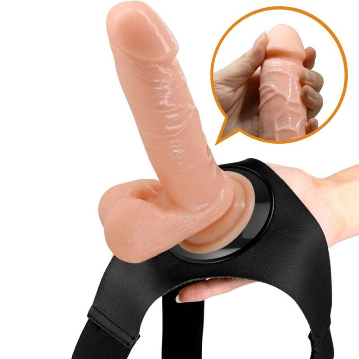 Pretty Love - Arnês Cuecas Arnês Universal Com Dildo Tom 20 cm Natural