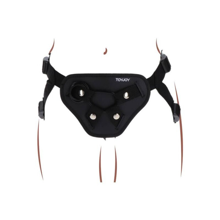 Get Real - Strap-on Deluxe Harness Black