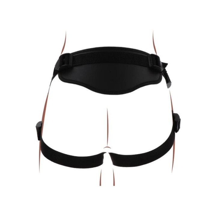 Get Real - Imbracatura Deluxe Con Cinturino Nero