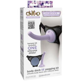 Dillio - Szelki Body Dock Fioletowe