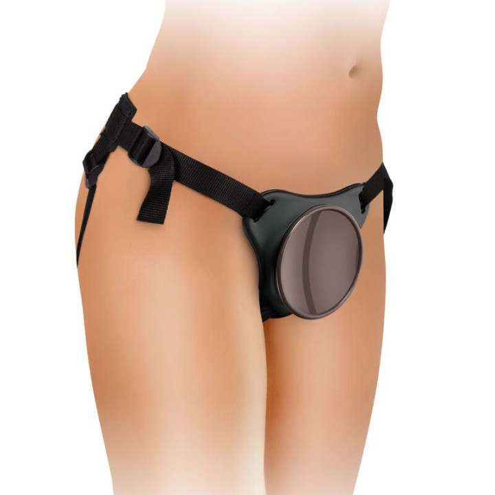 King Cock - Elite Comfy Adjustable Harness With Dildo 17.8 cm