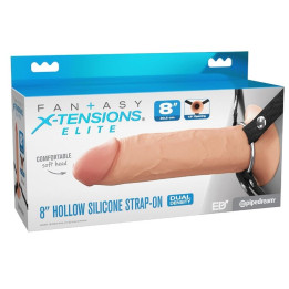 Fantasy x-Tensions Elite - 20,3 cm Hohl-Silikon-Strap-on