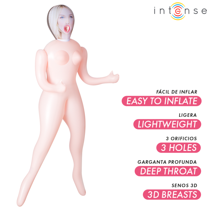 Intense Dolls - Ingrid Inflatable Doll With Three Orifices