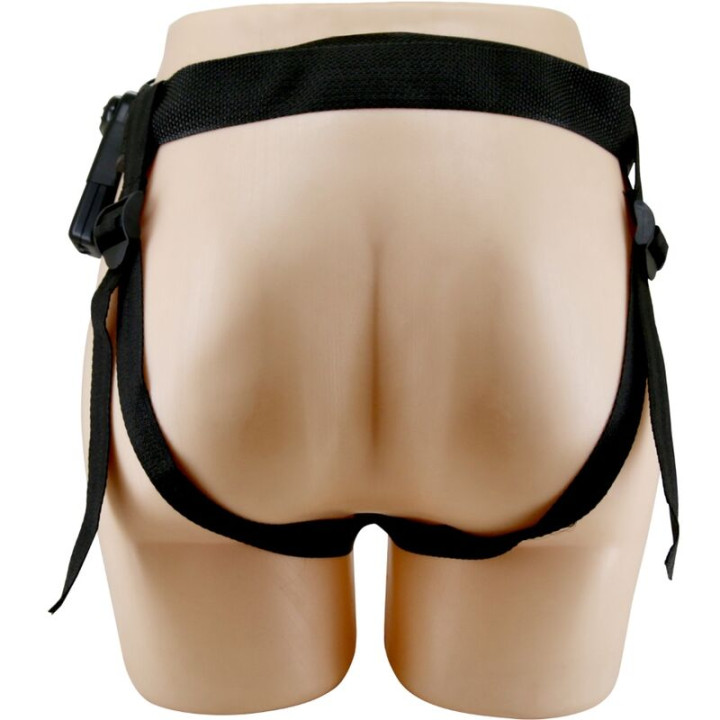 Pretty Love - Marion Harness Slip Universale Con Dildo Vibrante 19 cm Marrone