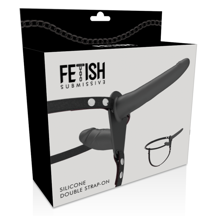 Fetish Submissive Harness - Doppia Penetrazione Nera