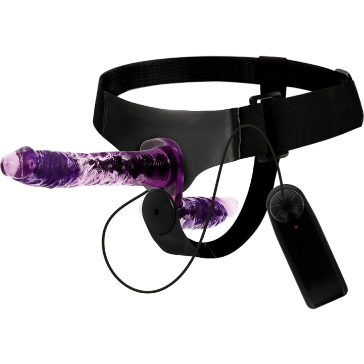 Harness Attraction - Wibrator Podwojny Penetraci n Rodney 18 cm -o- 3.5 cm