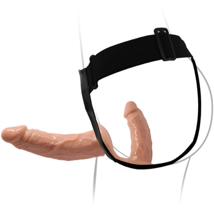 Baile - Ultra Leidenschaftlicher Doppelte Dildos Mit Geschirr