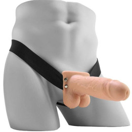 Fetish Fantasy Series - Strap-on Vibratório Realista Com Bolas 17,8 cm