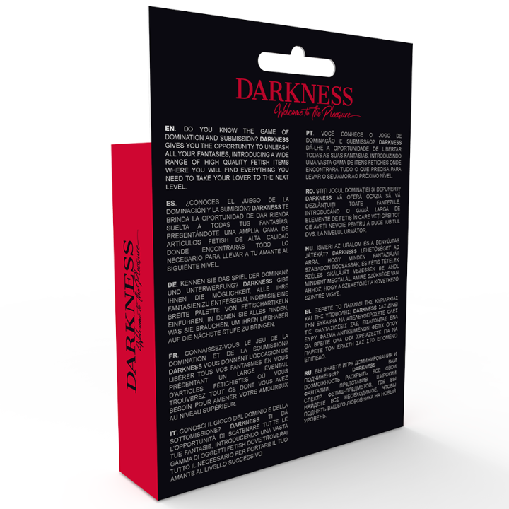 Darkness - Harnais Avec Trou Taille Unique