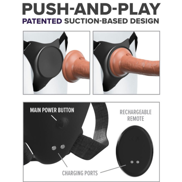 Pipedreams - Arnês Body Dock g-Spot Pro