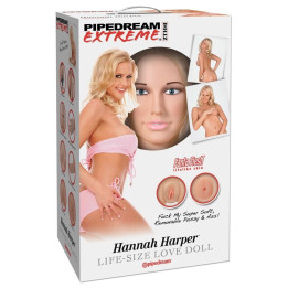 Muñeca Hinchable Tamaño Real Con Cara 3d, Vagina y Ano Realista + Bomba