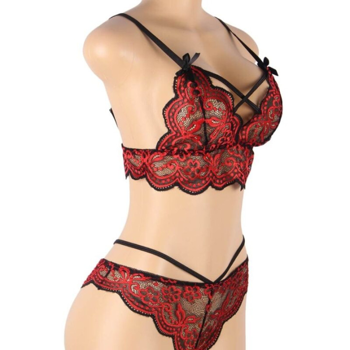 Subblime - Set Completo Due Pezzi in Pizzo e Pantalone m/m