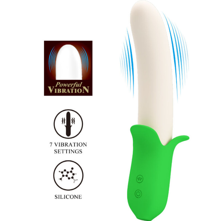 Pretty Love - Banana Knight Super Power 7 Vibraões de Silicone