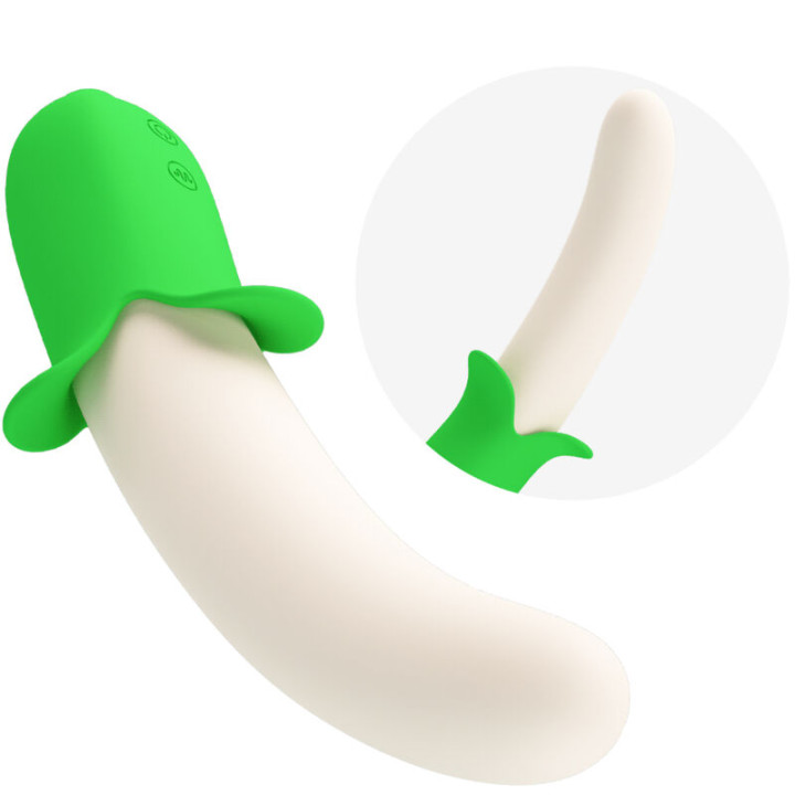 Pretty Love - Banana Knight Super Puissance 7 Vibrations en Silicone