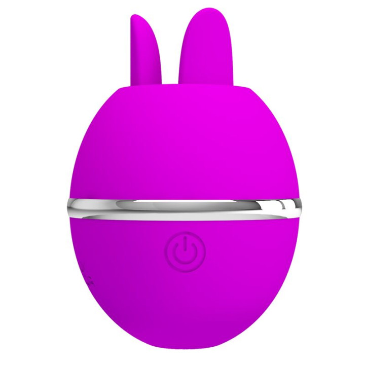Pretty Love - Vibrador de Silicone Redondo Roxo Bola Gemini