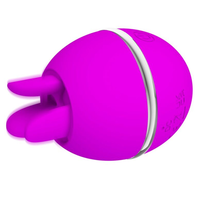 Pretty Love - Vibratore in Silicone Tondo Viola Gemini Ball