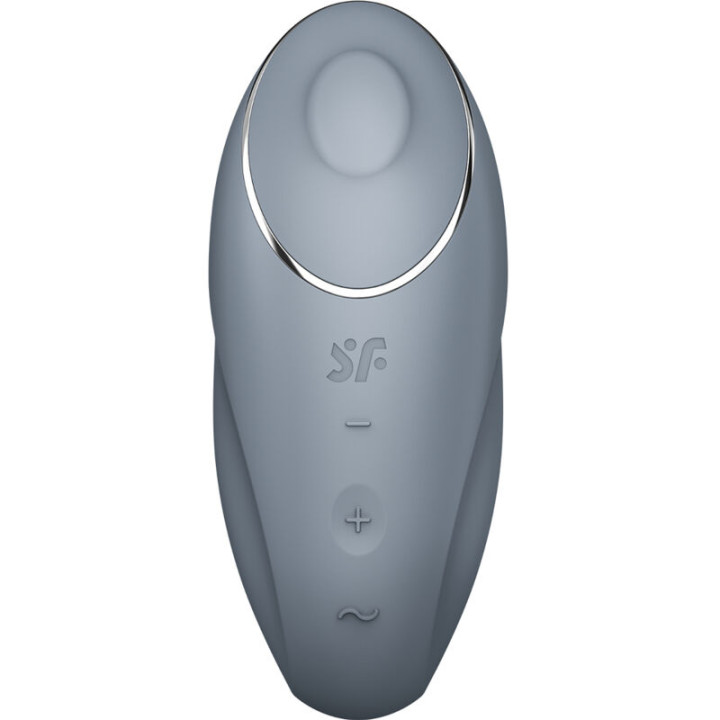 Satisfyer - Tap & Climax 1 Auflegvibrator Grau