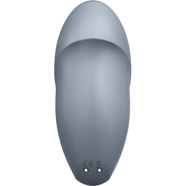 Satisfyer - Tap & Climax 1 Lay-on Vibrator Grey