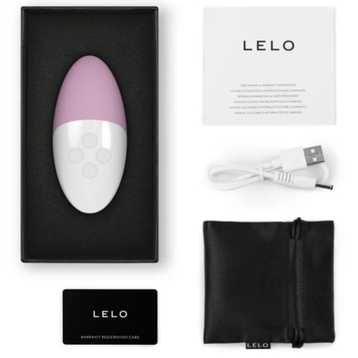 Lelo - Siri 3 Massagador de Clitóris Rosa Suave