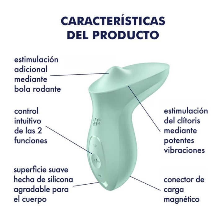 Satisfyer - Exciterrr Vibrator Auflegender Klitoris Mint