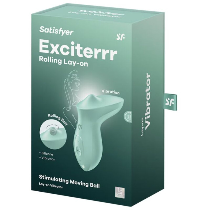 Satisfyer - Exciterrr Lay-on Clitoris Mint Vibrator