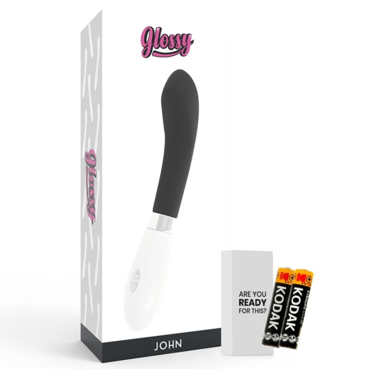 Glossy - Vibrador John Preto