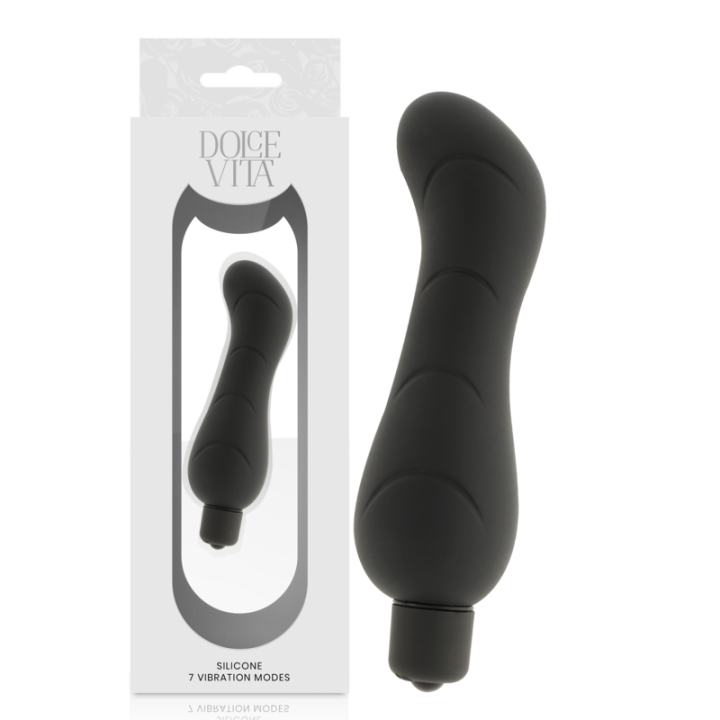 Dolce Vita - g-Spot Czarny Silikon