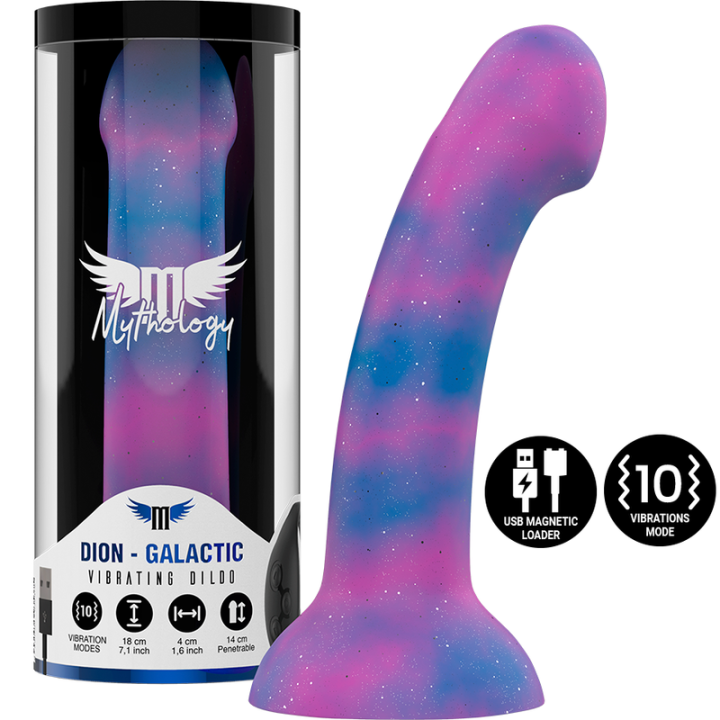 Mythology - Dion Galactic Dildo m - Vibrator Watchme Wireless Technology Compatible