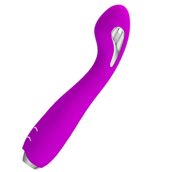 Pretty Love - Vibrador de Eletrochoque Recarregvel Hector - Roxo Impermevel