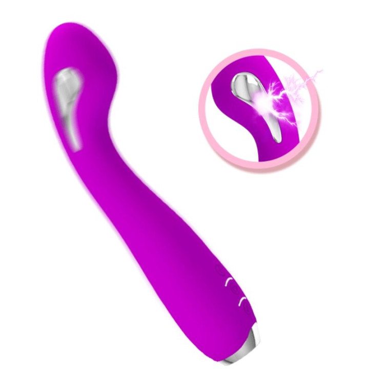 Pretty Love - Vibratore Elettroshock Ricaricabile Hector Impermeabile Viola