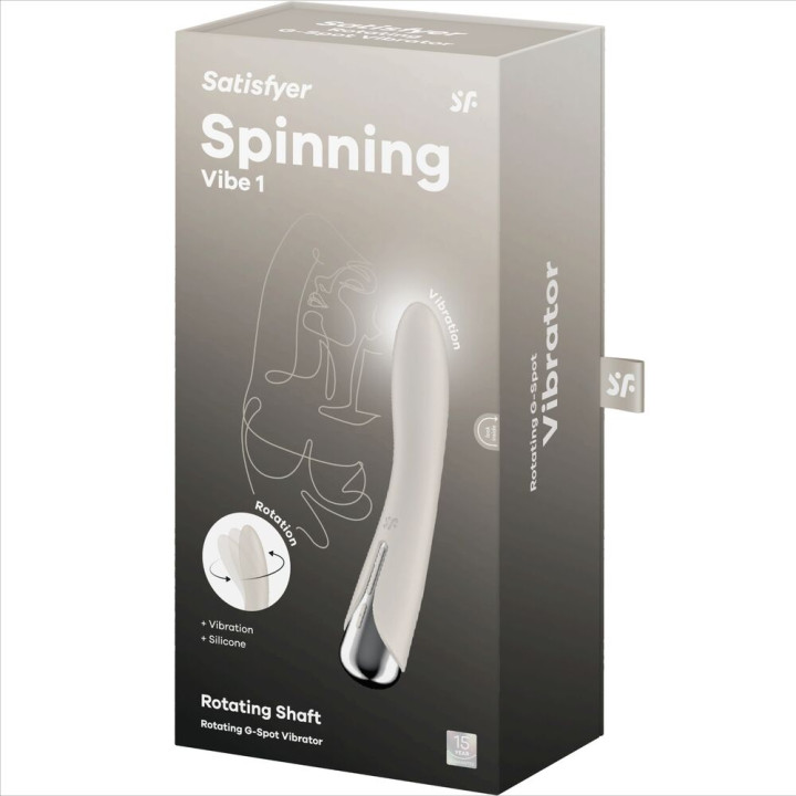 Satisfyer - Spinning Vibe 1 g-Spot Beige Rotator Vibrator