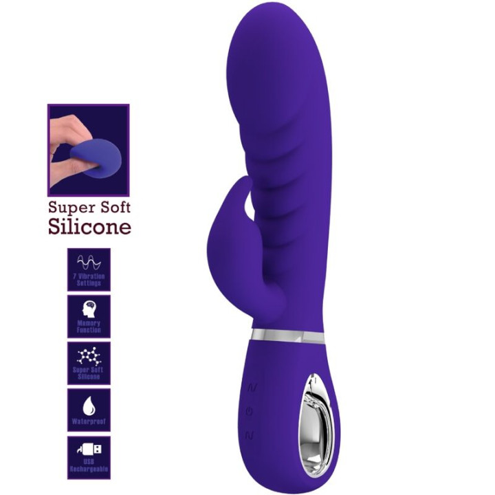 Pretty Love - Prescott Multifunction g-Spot Vibrator Purple